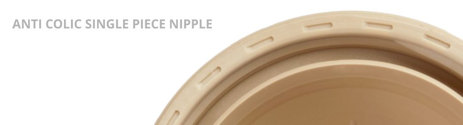 ANTI COLIC SINGLE PIECE NIPPLE